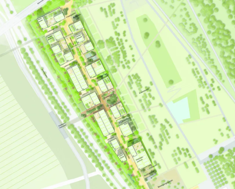 Lageplan des Energiecampus Dortmund
